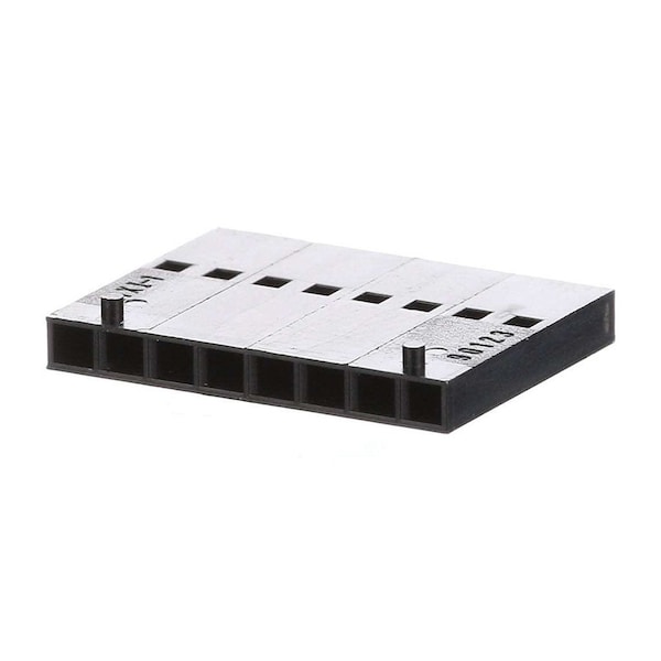 Molex Board Connector, 8 Contact(S), 1 Row(S), Female, 0.1 Inch Pitch, Crimp Terminal, Locking, Black 901230108 - main